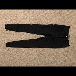 American eagle black skinny jean jeggings